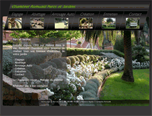 Tablet Screenshot of chambret-jardin.com